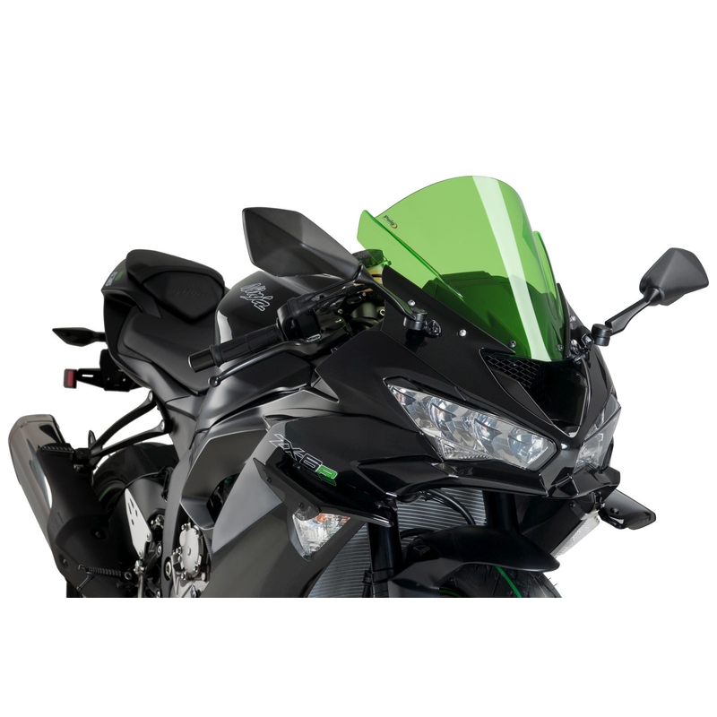 Boční spoilery PUIG SPORT černý pro KAWASAKI ZX-6R 636 Ninja (2013<) 2019-2023