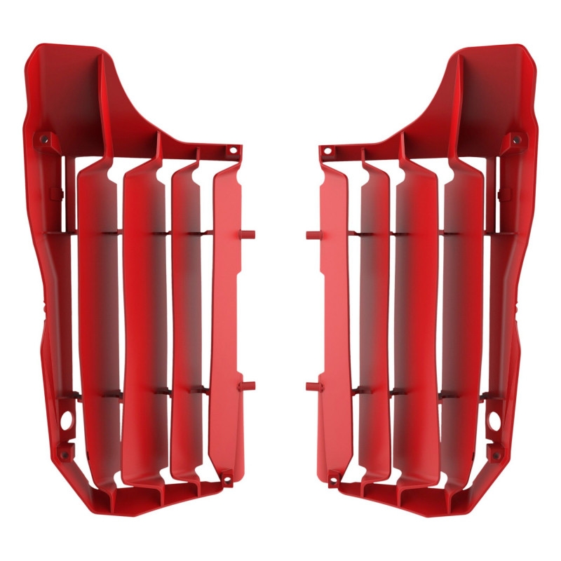 Žaluzie chladiče POLISPORT červená cr04 pro HONDA CRF 250 R 2020-2021, HONDA CRF 250 RX  2020-2021