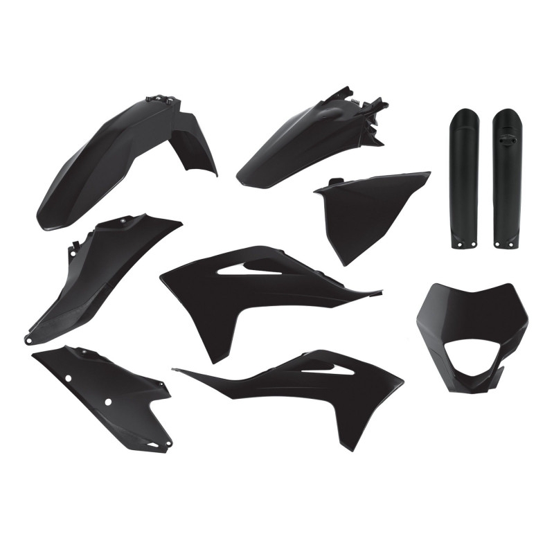 Sada plastů POLISPORT enduro černá