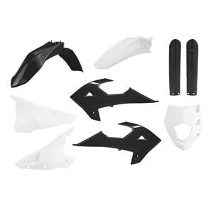 Sada plastů POLISPORT enduro Black/white