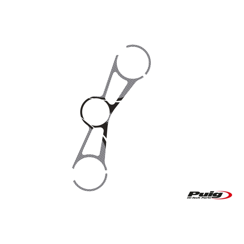 Ochranné nálepky na "brýle" PUIG RADIKAL šedá pro BMW S 1000 RR 2019-2022