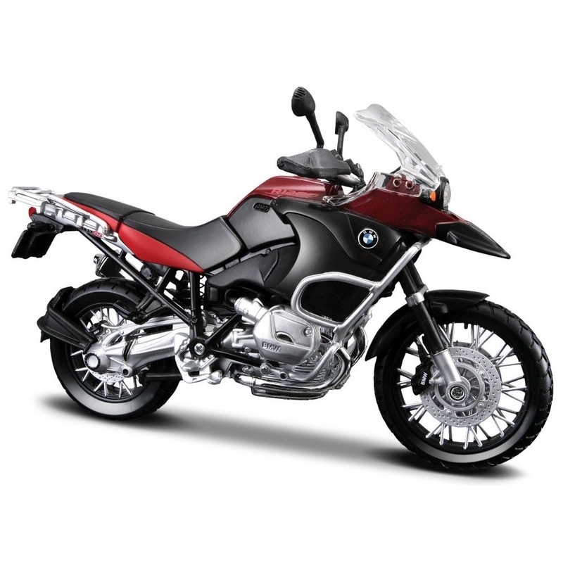 Model motocyklu Maisto BMW R1200GS smazáno