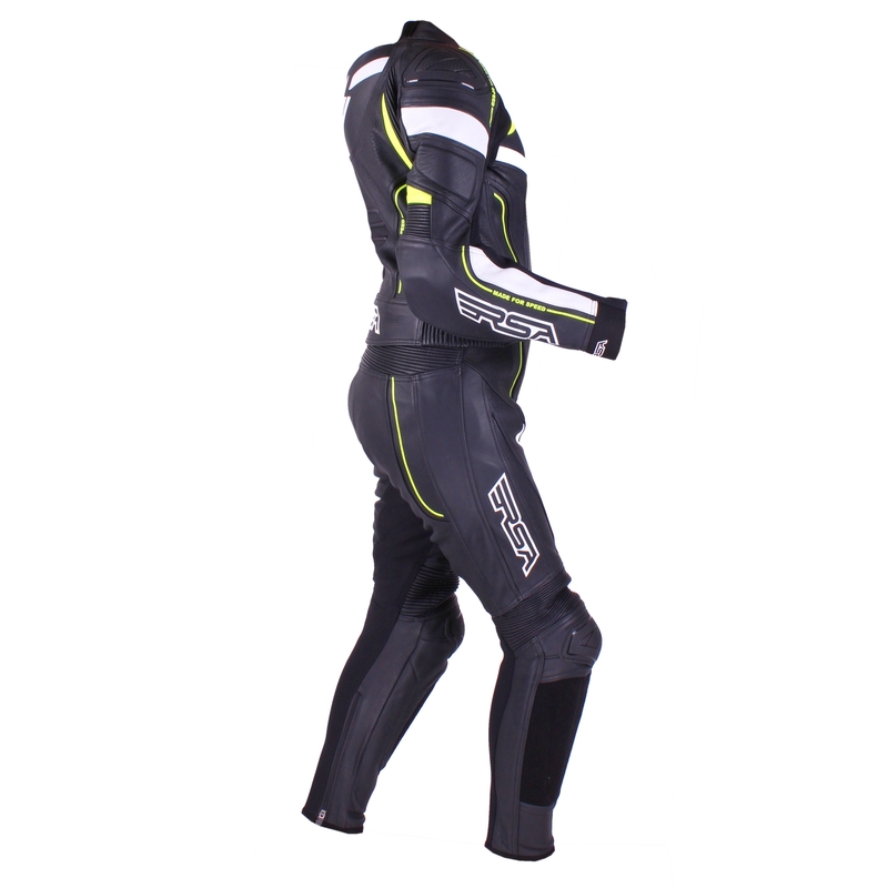 Dámská kombinéza RSA Speedway černo-bílo-fluo žlutá výprodej