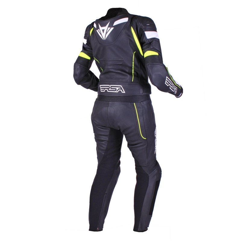 Dámská kombinéza RSA Speedway černo-bílo-fluo žlutá výprodej