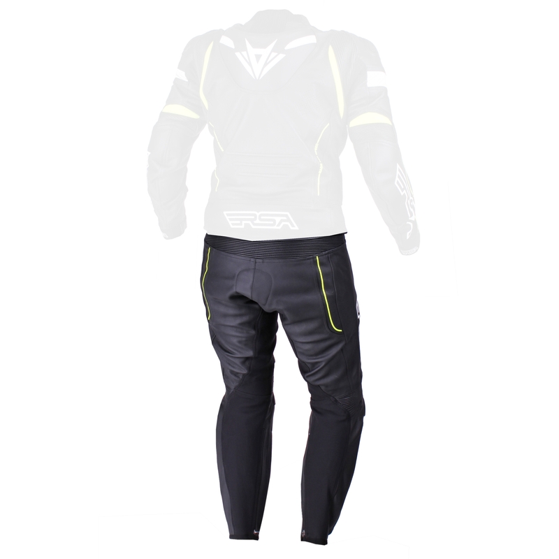 Pánské kalhoty RSA Speedway černo-bílo-fluo žluté výprodej