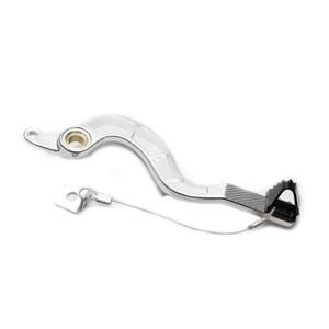 Brzdový pedál MOTION STUFF 83P-0421002 silver body, black steel fixed tip Steel Fixed Tip