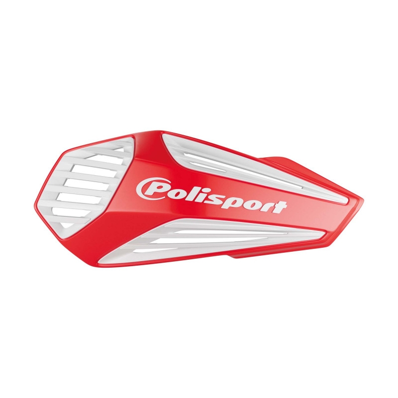 Chrániče páček POLISPORT MX AIR s univerzální montážní sadou na řidítka Red CR04 / White