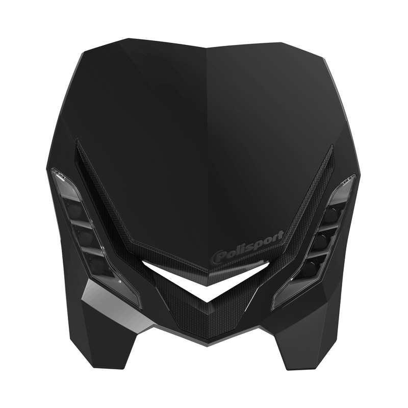 Světlomety POLISPORT E-BLAZE Black/Black