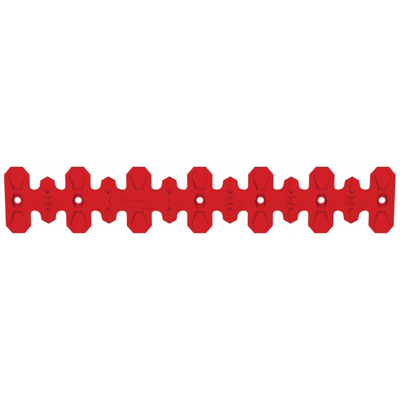 Exhaust head pipe guard POLISPORT ARMADILLO dlouhé červená