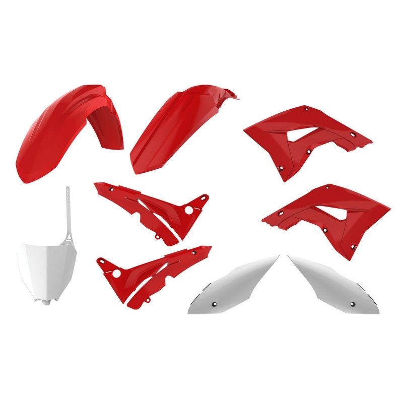 Sada plastů POLISPORT restyling OEM barva pro HONDA CR 125 R 2002-2007, HONDA CR 250 R 2002-2007