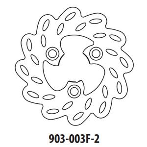 Brzdový kotouč GOLDFREN 903-003F-2 přední 155 mm