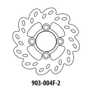 Brzdový kotouč GOLDFREN 903-004F-2 přední 160,6 mm