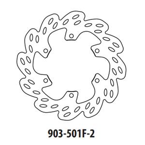 Brzdový kotouč GOLDFREN 903-501F-2 přední 245 mm