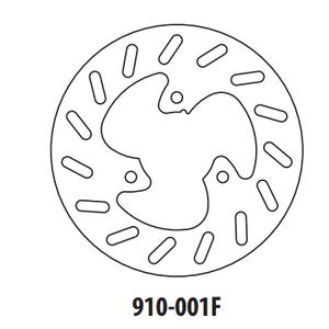 Brzdový kotouč GOLDFREN 910-001F přední 190 mm