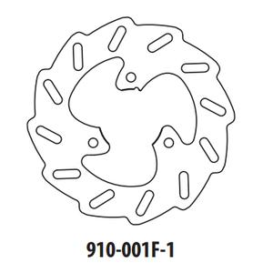 Brzdový kotouč GOLDFREN 910-001F-1 přední 190 mm