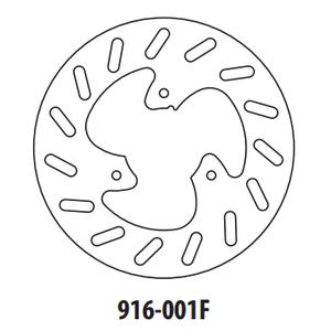 Brzdový kotouč GOLDFREN 916-001F přední 190 mm