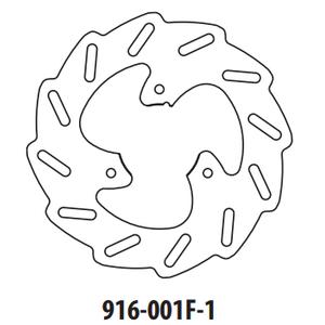 Brzdový kotouč GOLDFREN 916-001F-1 přední 190 mm
