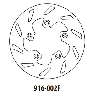 Brzdový kotouč GOLDFREN 916-002F přední 173,5 mm