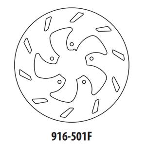 Brzdový kotouč GOLDFREN 916-501F přední 220 mm