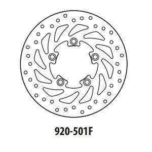 Brzdový kotouč GOLDFREN 920-501F přední 260 mm