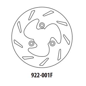 Brzdový kotouč GOLDFREN 922-001F přední 199,8 mm