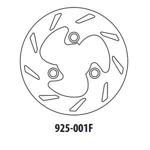 Brzdový kotouč GOLDFREN 925-001F přední 180 mm