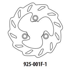 Brzdový kotouč GOLDFREN 925-001F-1 přední 180 mm