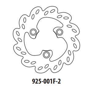 Brzdový kotouč GOLDFREN 925-001F-2 přední 180 mm