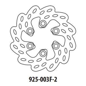 Brzdový kotouč GOLDFREN 925-003F-2 přední 180 mm