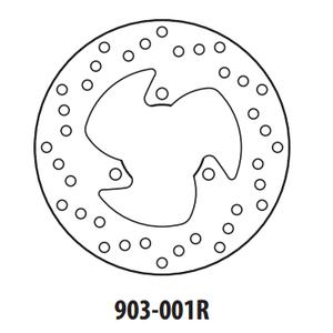 Brzdový kotouč GOLDFREN 903-001R zadní 190 mm