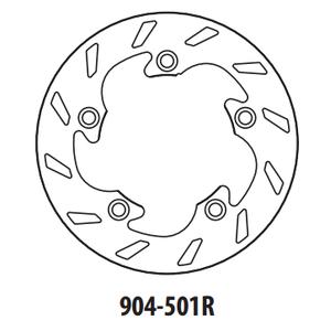Brzdový kotouč GOLDFREN 904-501R zadní 210 mm
