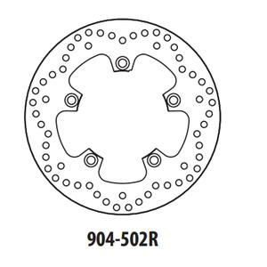 Brzdový kotouč GOLDFREN 904-502R zadní 250 mm