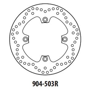 Brzdový kotouč GOLDFREN 904-503R zadní 250 mm