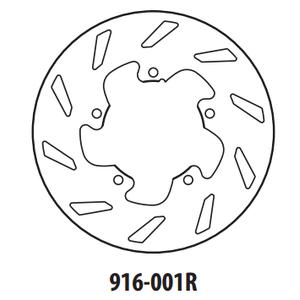Brzdový kotouč GOLDFREN 916-001R zadní 175 mm