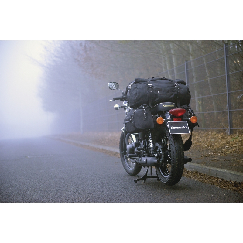 Boční brašny na motocykl Oxford Heritage černé 40l