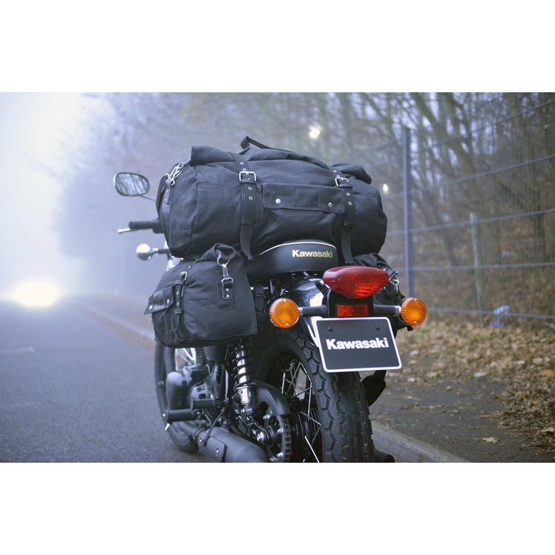 Boční brašny na motocykl Oxford Heritage černé 40l