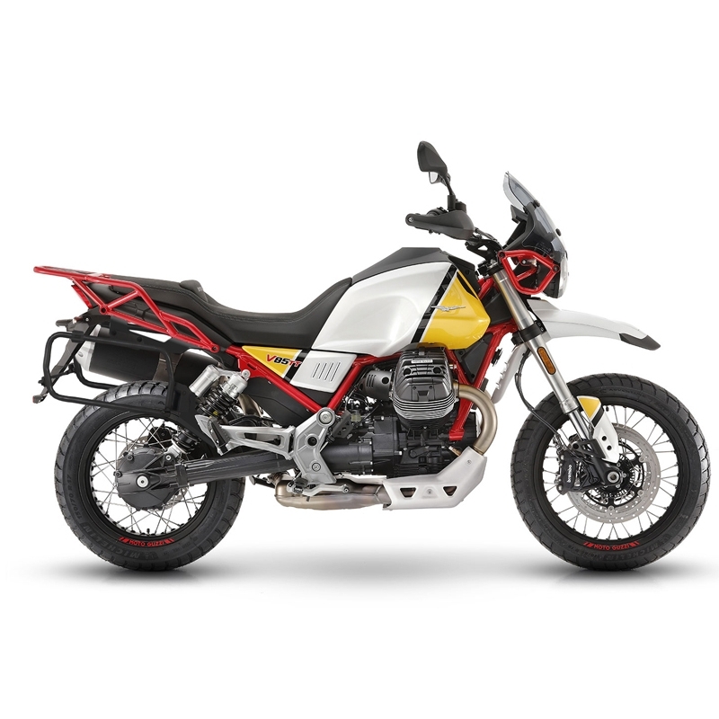 Montážní sada 4P systém SHAD (pro kufry a brašny TERRA a SH38X) pro MOTO GUZZI V 85 TT 850 / Travel 2019-2023