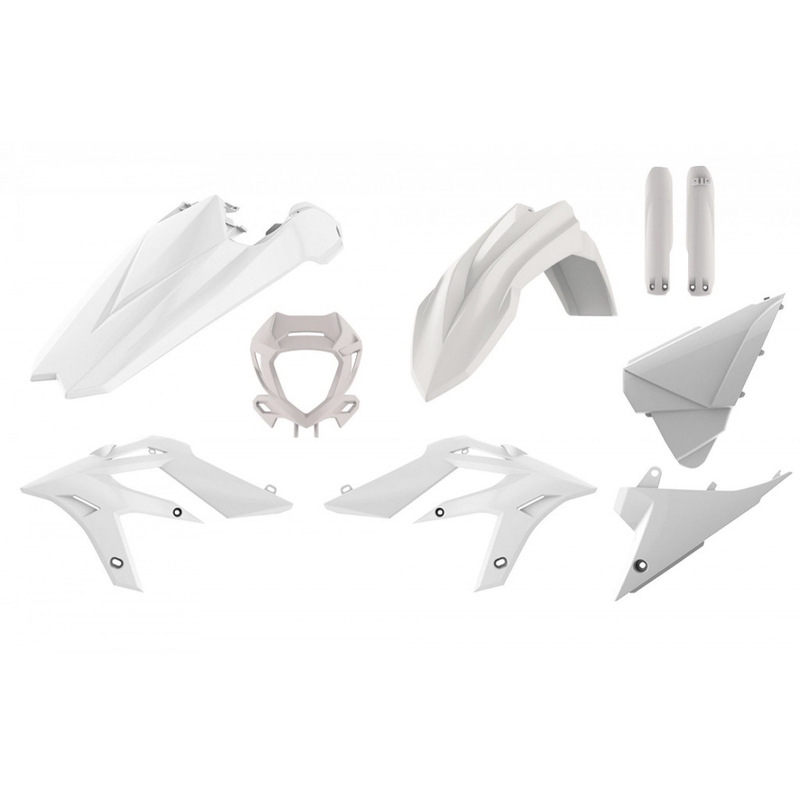 Sada plastů POLISPORT enduro bílá pro BETA Xtrainer 250 2020-2022, BETA Xtrainer 300 2020-2022