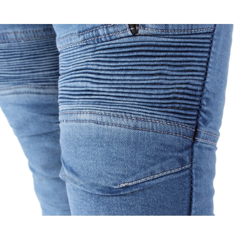 Jeansy na motorku Street Racer Classic modré výprodej