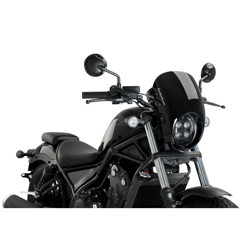 Plexi štít PUIG ANARCHY černý pro HONDA CMX 500 Rebel 2020-2024