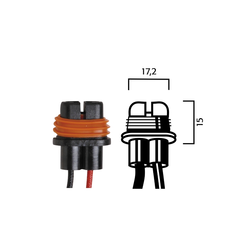 Držák žárovky RMS H8/H9/H11
