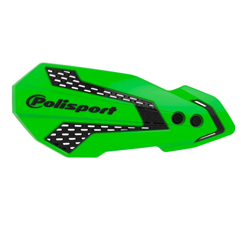 Chrániče páček POLISPORT MX FLOW s montážní sadou zelená 05/černá