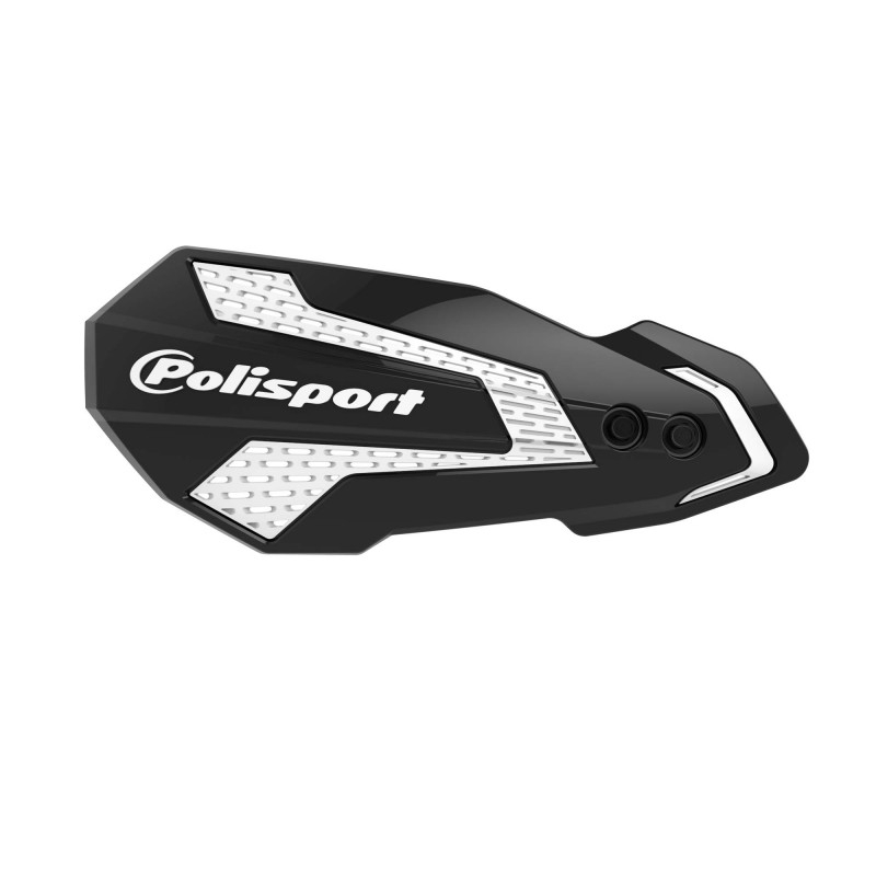 Chrániče páček POLISPORT MX FLOW s montážní sadou černá/bílá