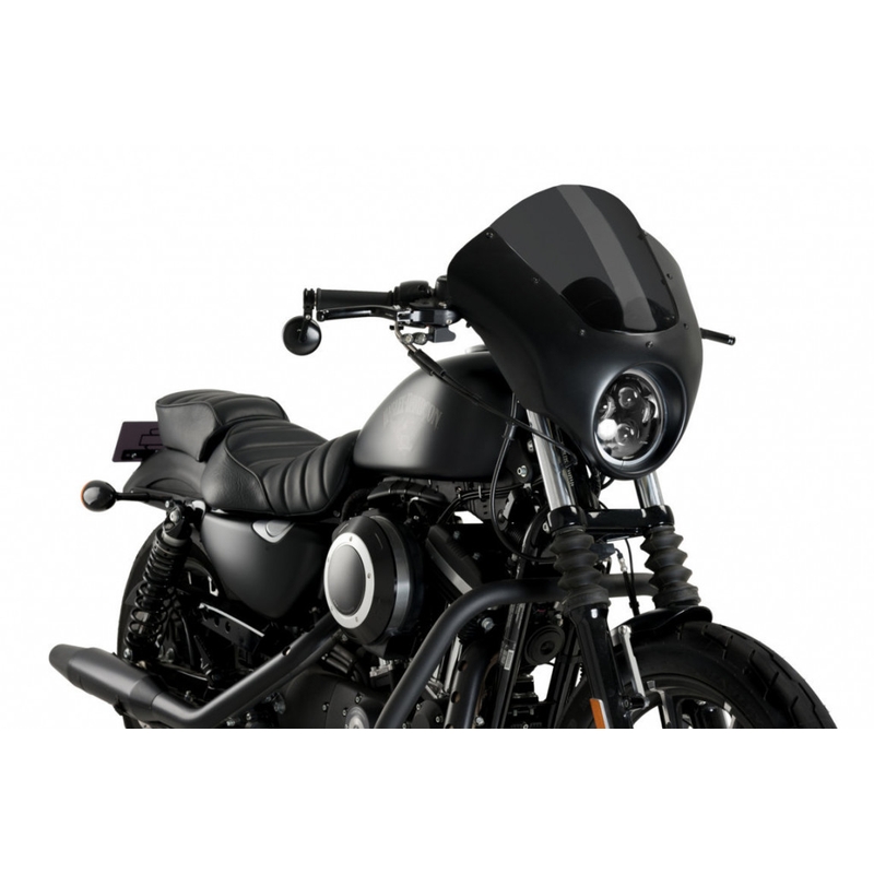 Plexi štít PUIG DARK NIGHT tmavá kouřová pro HARLEY DAVIDSON XL 883 Sportster 2009-2020