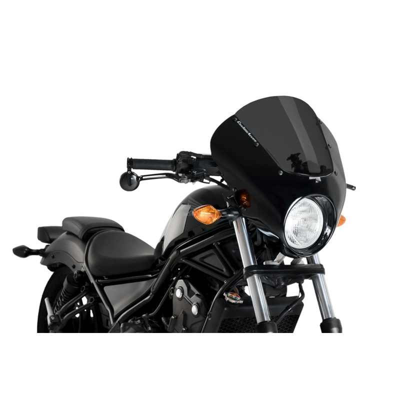 Plexi štít PUIG DARK NIGHT Tmavý kouř pro HONDA CMX 500 Rebel 2017-2019