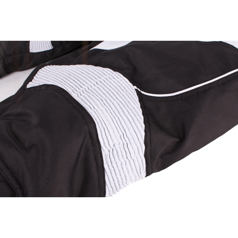 Moto kalhoty RSA Devil pánské bílé výprodej