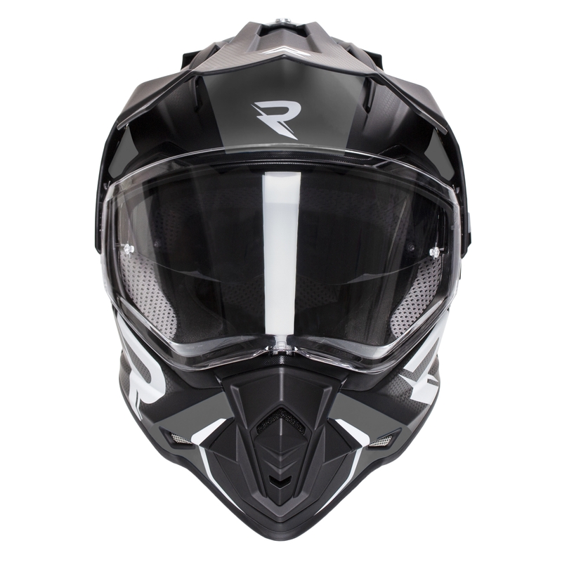 Enduro přilba Street Racer Tracker černo-šedá