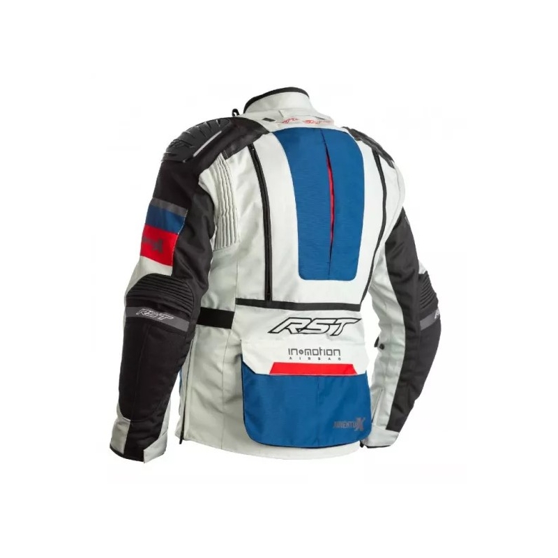 Airbagová bunda RST Pro Series Adventure-X Airbag CE bílo-červeno-modrá výprodej