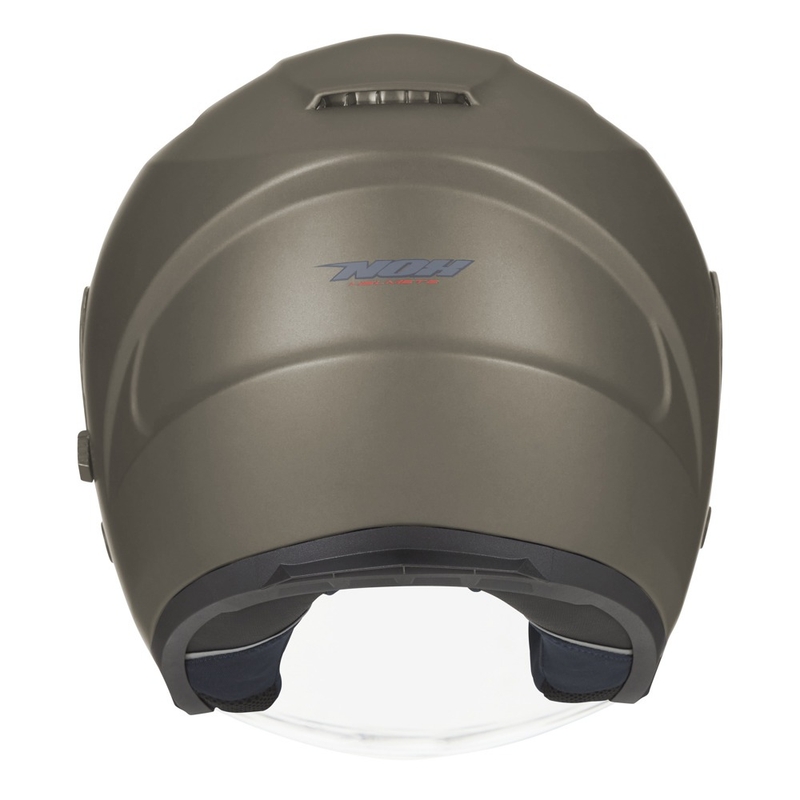 Otevřená přilba na motorku NOX N128 khaki výprodej