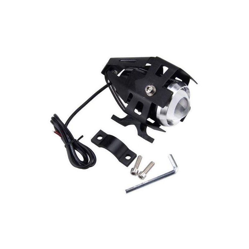 Universální přídavné LED světlo Cree včetně vypínače černé